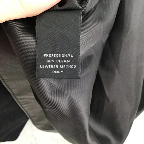 Preston & York Woman Genuine Lamb Leather & Wool Winter Coat Black Size 3XL - Picture 11 of 12